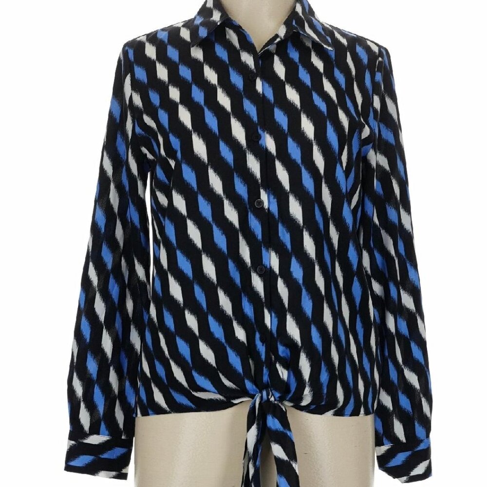 NWT Michael Kors Size M Long sleeve blouse - Picture 5 of 8